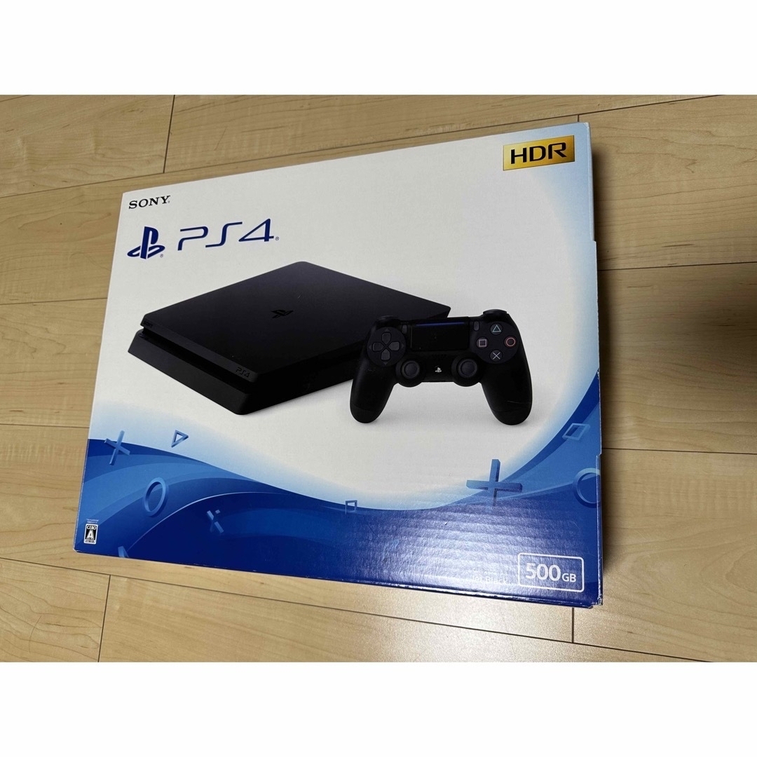 PlayStation4(プレイステーション4)のPS4 本体　cuh-2100A Jet Black エンタメ/ホビーのゲームソフト/ゲーム機本体(家庭用ゲーム機本体)の商品写真