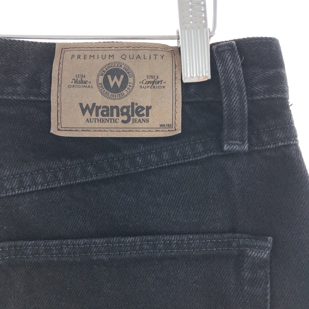 Wrangler(ラングラー)の古着 ラングラー Wrangler REGULAR FIT ブラックジーンズ デニムパンツ メンズw33 /taa000911 メンズのパンツ(デニム/ジーンズ)の商品写真