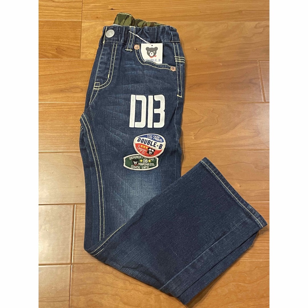 【新品】DOUBLE.B  デニムパンツ  130