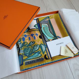 エルメス(Hermes)の未使用同様タグ付きHERMESエルメス カレ90(バンダナ/スカーフ)