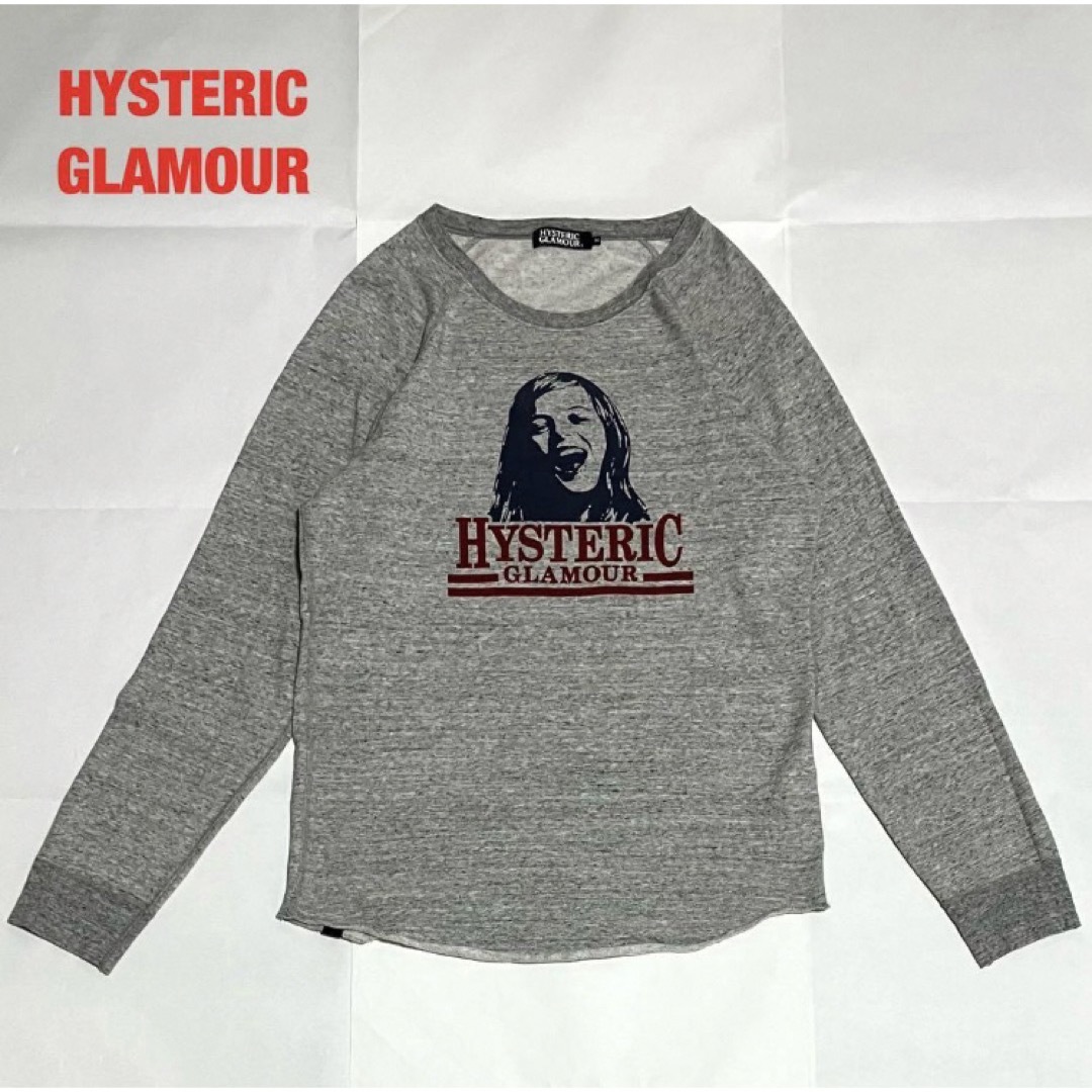 人気】HYSTERIC GLAMOUR ロンT ヒスガール ラグランスリーブ-