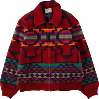 ペンドルトン(PENDLETON)の古着 70~80年代 ペンドルトン PENDLETON COUNTRY SOPHISTICATES ネイティブ柄 ウールジャケット メンズM ヴィンテージ /evb002779(その他)