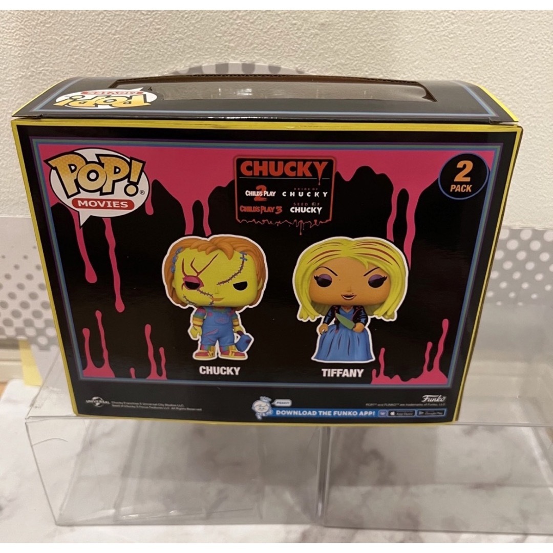 FUNKO(ファンコ)のレアFUNKO POP! 　チャッキーの花嫁　チャッキー&ティファニー　限定 エンタメ/ホビーのフィギュア(SF/ファンタジー/ホラー)の商品写真