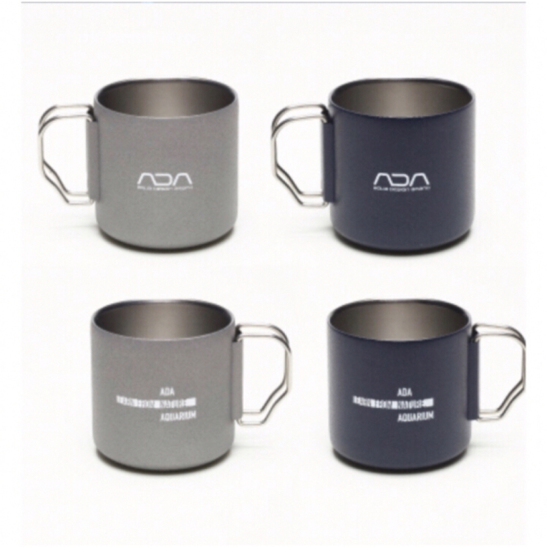 Aqua Design Amano(アクアデザインアマノ)のADA ステンレスマグ　2個 インテリア/住まい/日用品のキッチン/食器(グラス/カップ)の商品写真