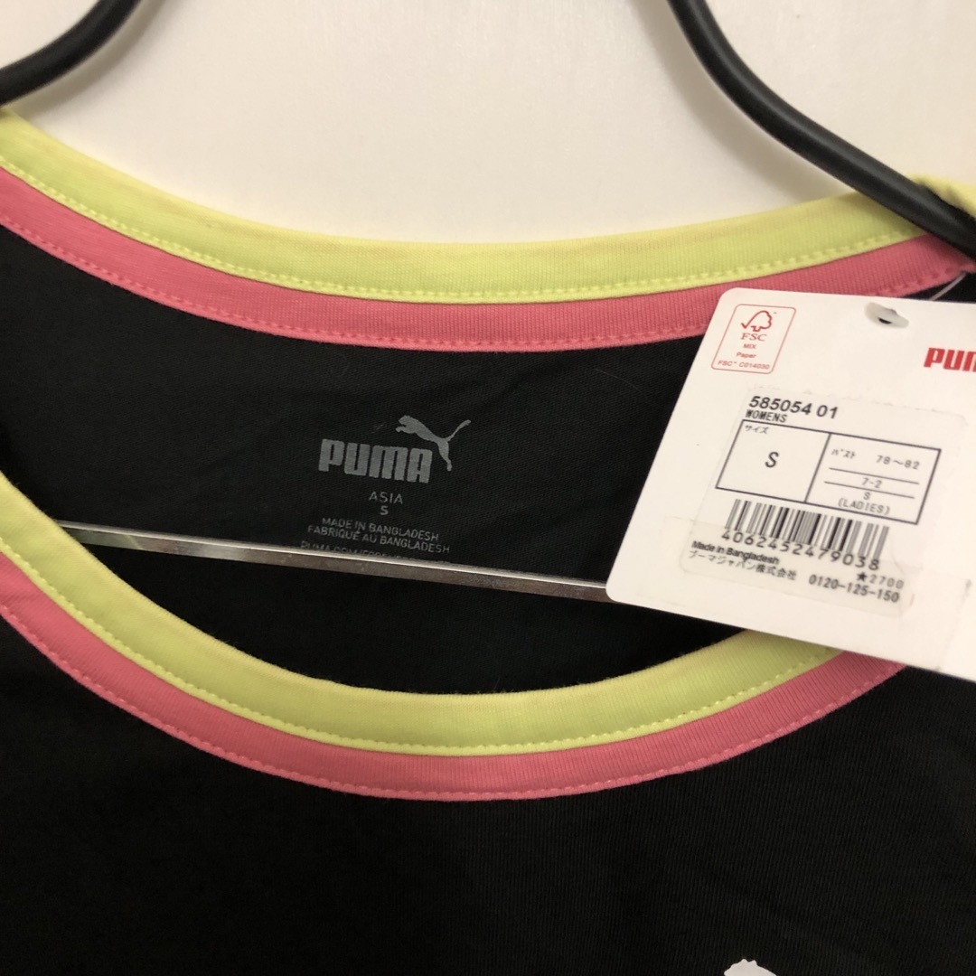 PUMA(プーマ)の⭐️PUMA  プーマ    レディース　新品　ショート丈Tシャツ スポーツ/アウトドアのランニング(ウェア)の商品写真