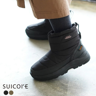 スイコック(suicoke)のスイコック　バウワーショートスノーブーツブラックサイズ7 3M素材で、中ヌクヌク(ブーツ)