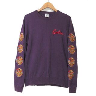CALEE Vintage XLスウェット ボルドー色 後染め キャリー 日本製