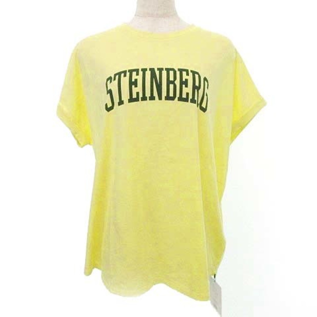 マイカ＆ディール 23SS Tシャツ STEINBERG プリント 38 黄