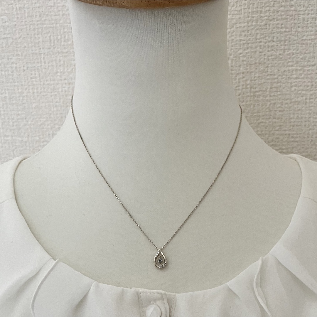 canal4℃ - Canal 4℃【Silver】ネックレス しずく アクアマリン canal4℃ - Canal 4℃【Silver】ネックレス しずく アクアマリン