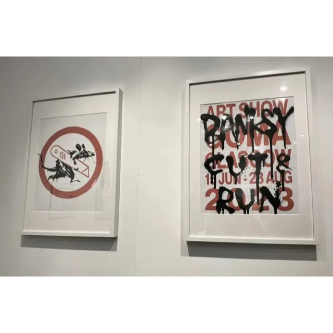 BANKSY CUT & RUN ポスター GOMA バンクシーの通販 by toymania's shop ...