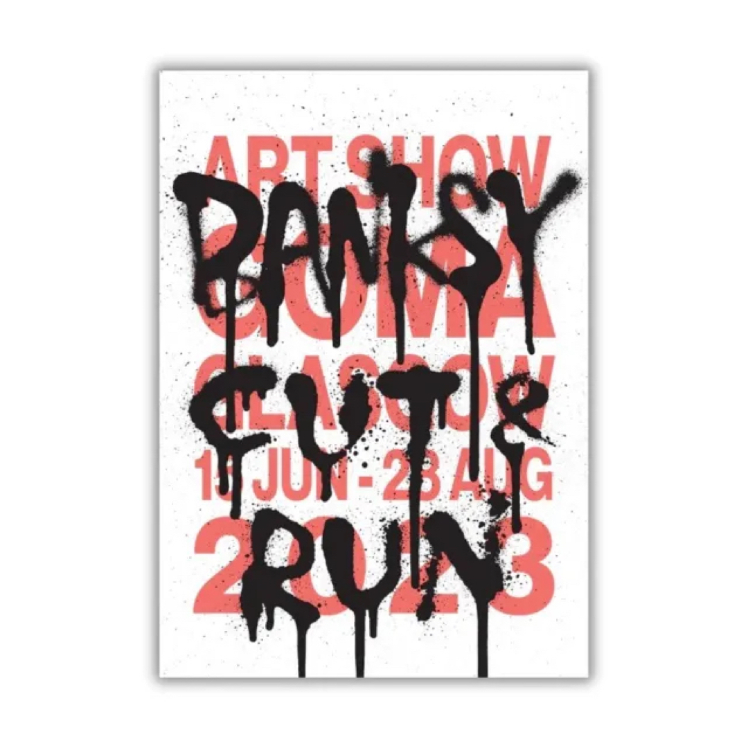 BANKSY CUT & RUN ポスター GOMA バンクシー エンタメ/ホビーの美術品/アンティーク(絵画/タペストリー)の商品写真