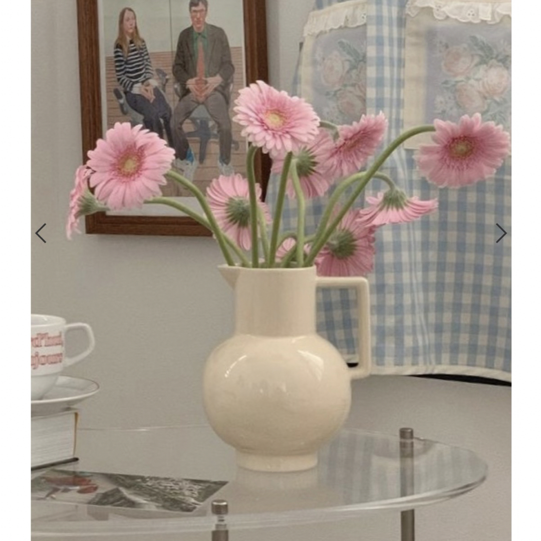 laure studio♡la creme vase 花瓶　フラワーベース インテリア/住まい/日用品のインテリア小物(花瓶)の商品写真