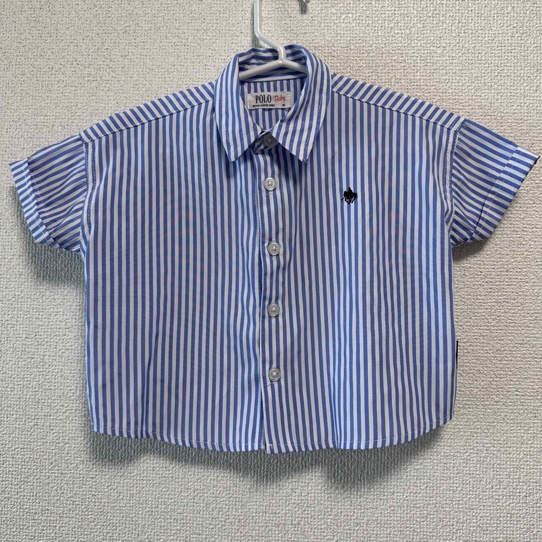 POLO RALPH LAUREN(ポロラルフローレン)の（34）80サイズ　POLO ストライプ　シャツ キッズ/ベビー/マタニティのベビー服(~85cm)(シャツ/カットソー)の商品写真