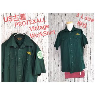 US古着 PROTEXALL ワークシャツ ヴィンテージ ワークシャツ(シャツ)