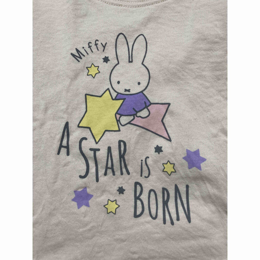 ミッフィー 長袖Tシャツ ロンT 女の子 100cm キッズ/ベビー/マタニティのキッズ服女の子用(90cm~)(Tシャツ/カットソー)の商品写真