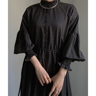 Ameri VINTAGE - ＊美品＊ アメリ KOMON PATTERN VOLUME DRESSの通販