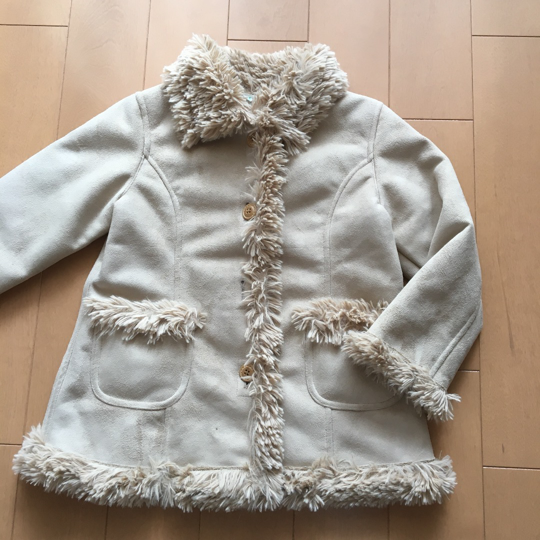 3can4on(サンカンシオン)の3 can 4 on    コート（100㎝）ベージュ キッズ/ベビー/マタニティのキッズ服女の子用(90cm~)(コート)の商品写真