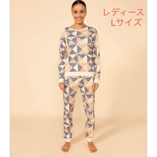 プチバトー(PETIT BATEAU)のプチバトー　新品タグ付き　長袖　パジャマ　レディースLサイズ(パジャマ)