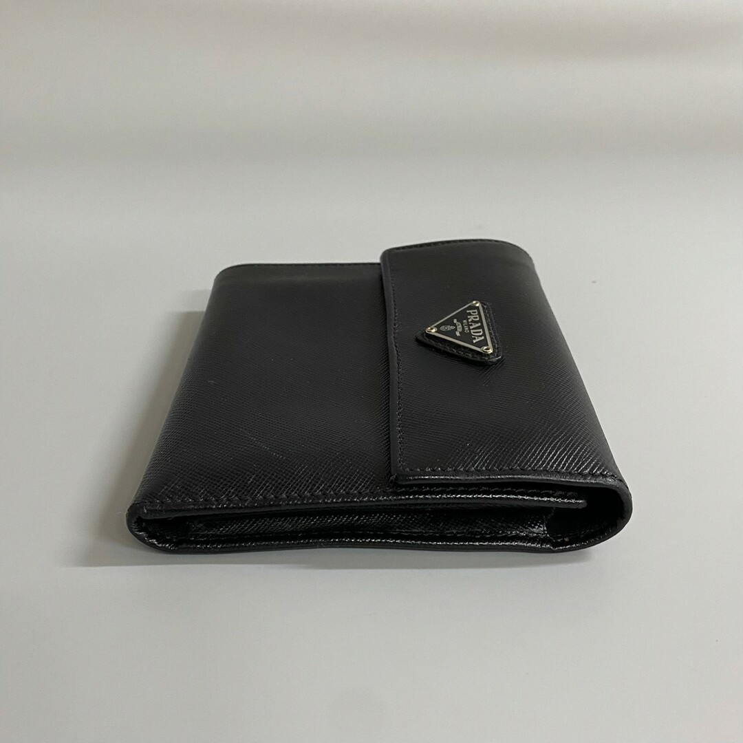 PRADA - 極 美品 保存箱 カード付 PRADA プラダ 三角ロゴ 金具