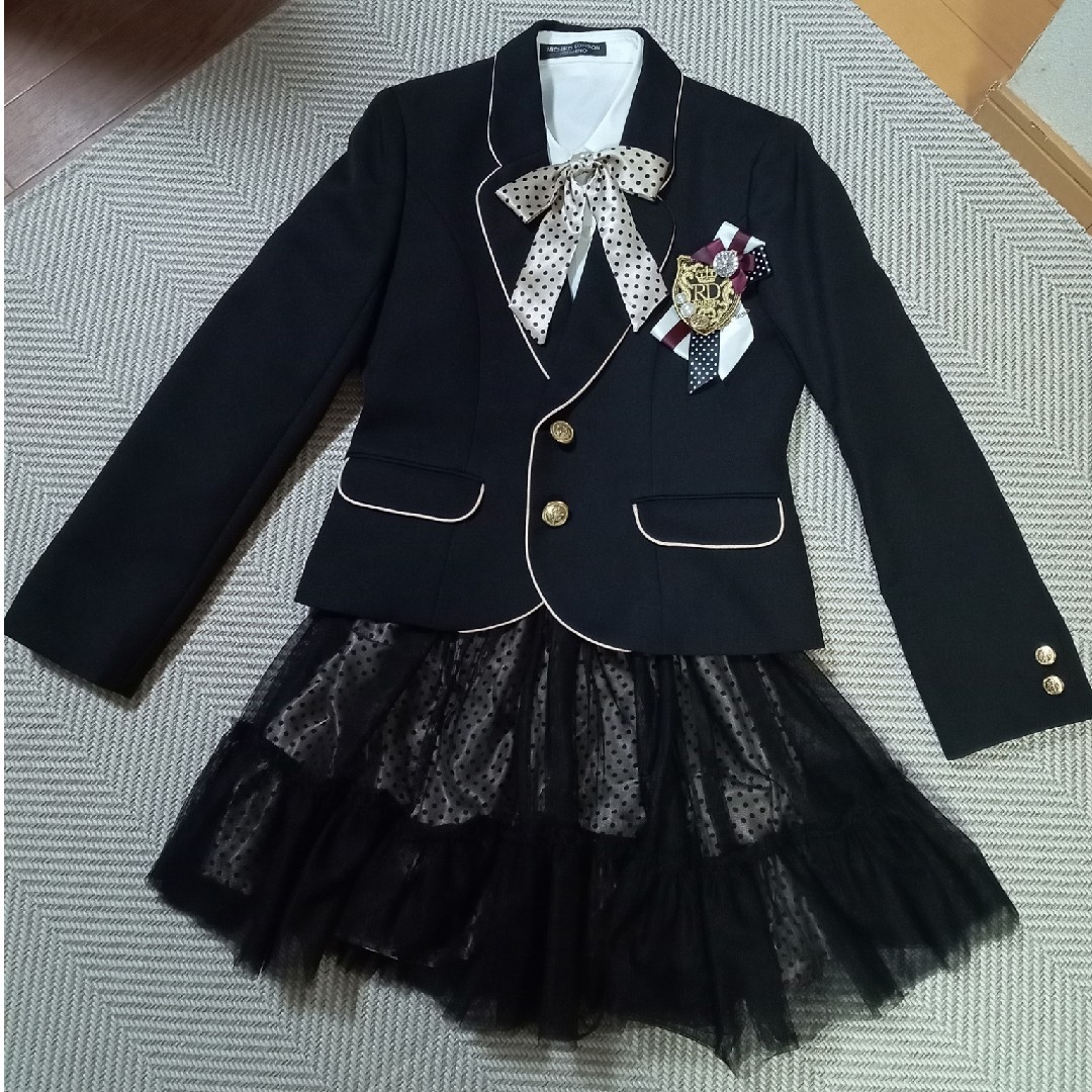 卒業式フォーマルスーツ　150cm キッズ/ベビー/マタニティのキッズ服女の子用(90cm~)(ドレス/フォーマル)の商品写真