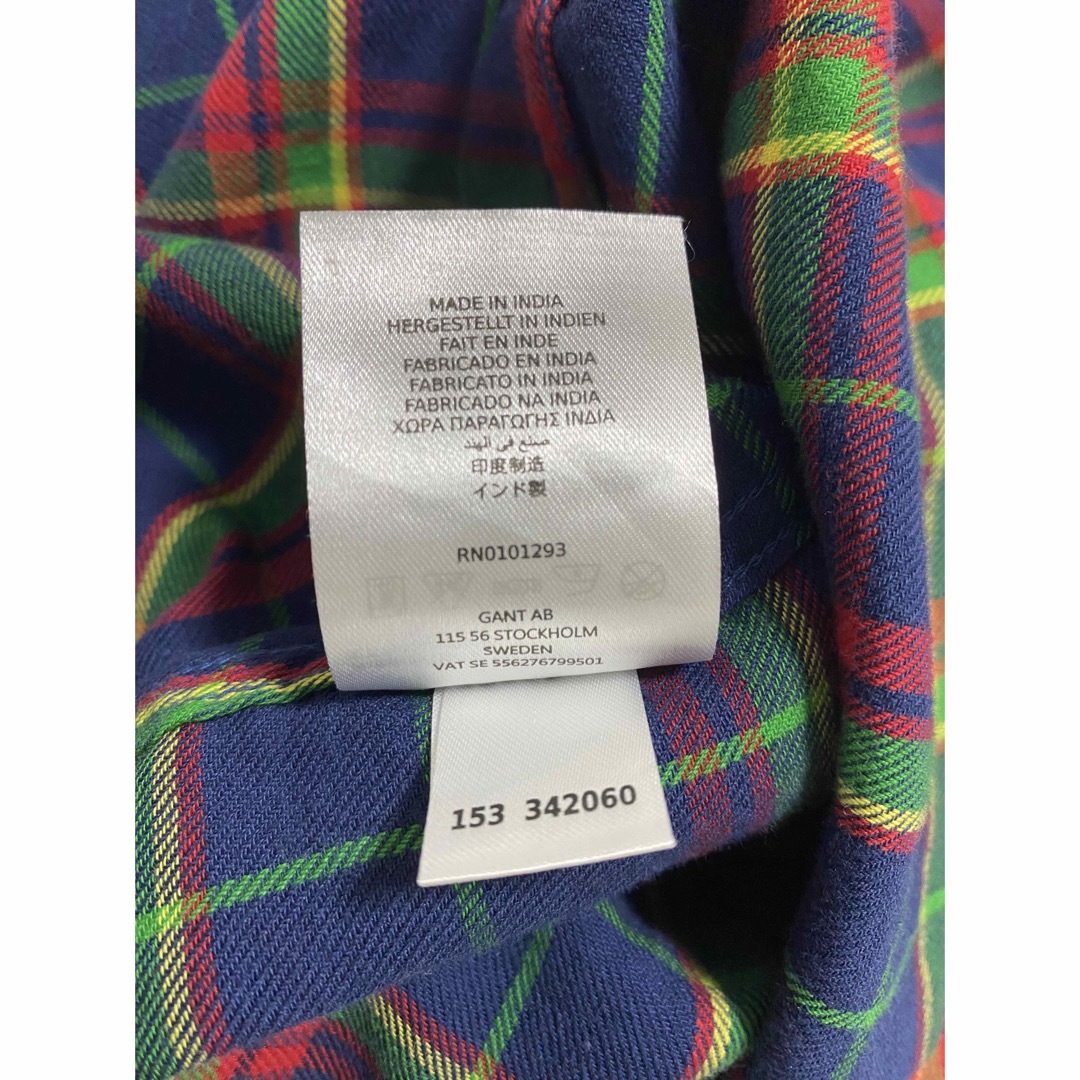 PENDLETON(ペンドルトン)の［再値下げ　未使用新品］GANT チェックシャツ Mサイズ メンズのトップス(シャツ)の商品写真