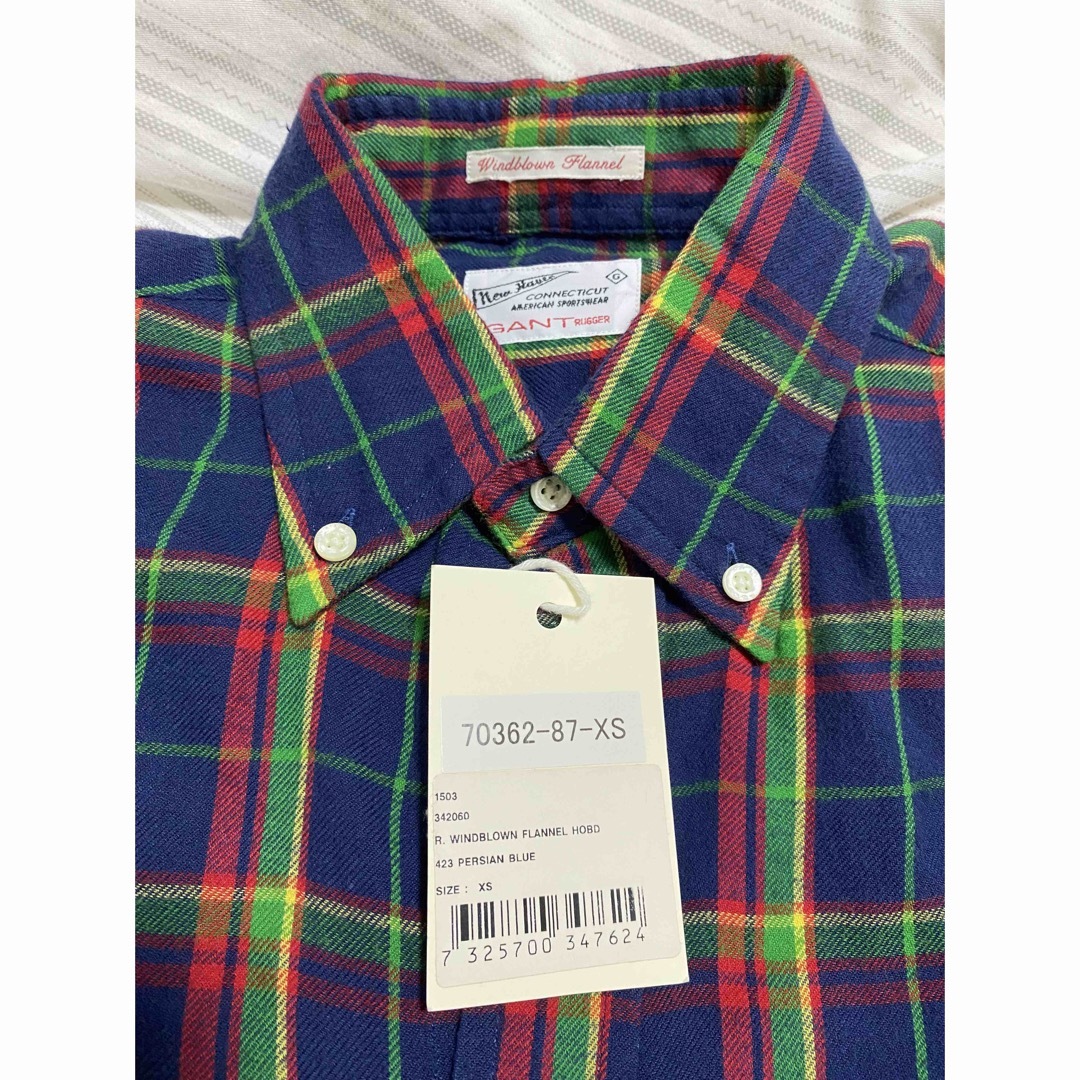 PENDLETON(ペンドルトン)の［再値下げ　未使用新品］GANT チェックシャツ Mサイズ メンズのトップス(シャツ)の商品写真