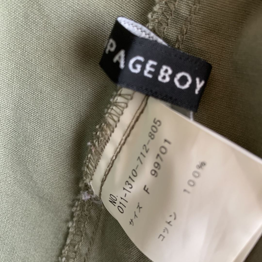 PAGEBOY(ページボーイ)のpage boy  GARMENTS ミリタリージャケット カーキ free  レディースのジャケット/アウター(ミリタリージャケット)の商品写真