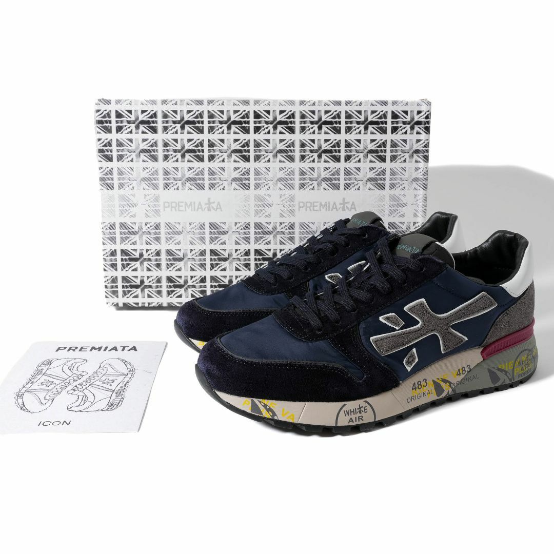 新品 PREMIATA Mick 厚底レザー スニーカー