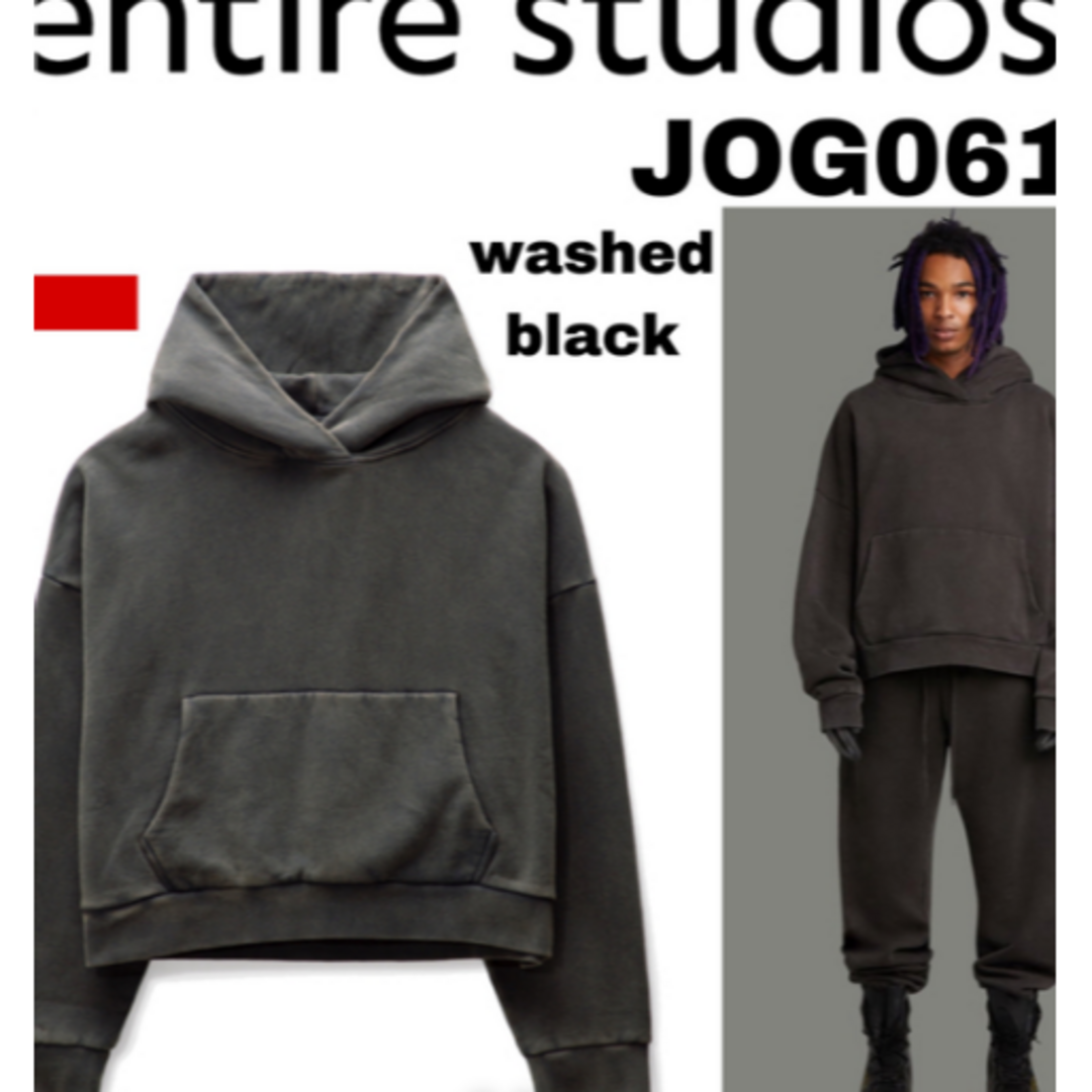 entire studios エンタイアスタジオ ヘビーフード スウェットの通販 by