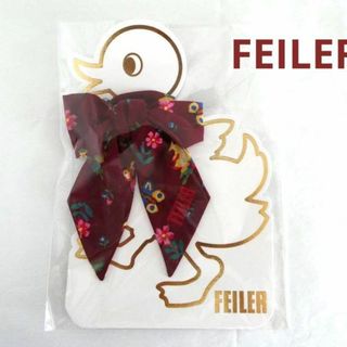 フェイラー(FEILER)の💞フェイラー 💞ハイジ　レッド プチストール　スカーフ　新品♬(バンダナ/スカーフ)