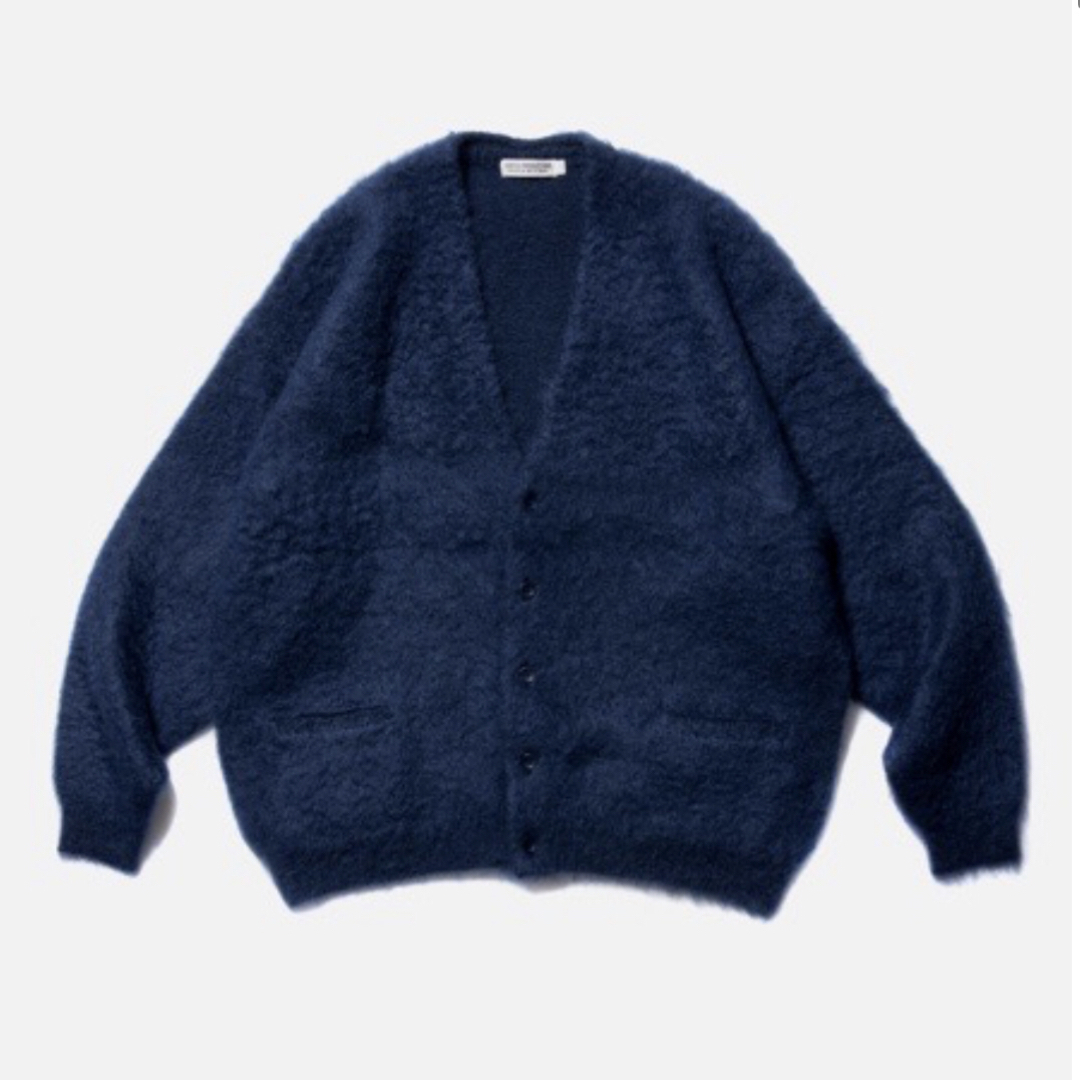 COOTIE(クーティー)のCOOTIE / Mohair Cardigan -Blue- メンズのトップス(カーディガン)の商品写真