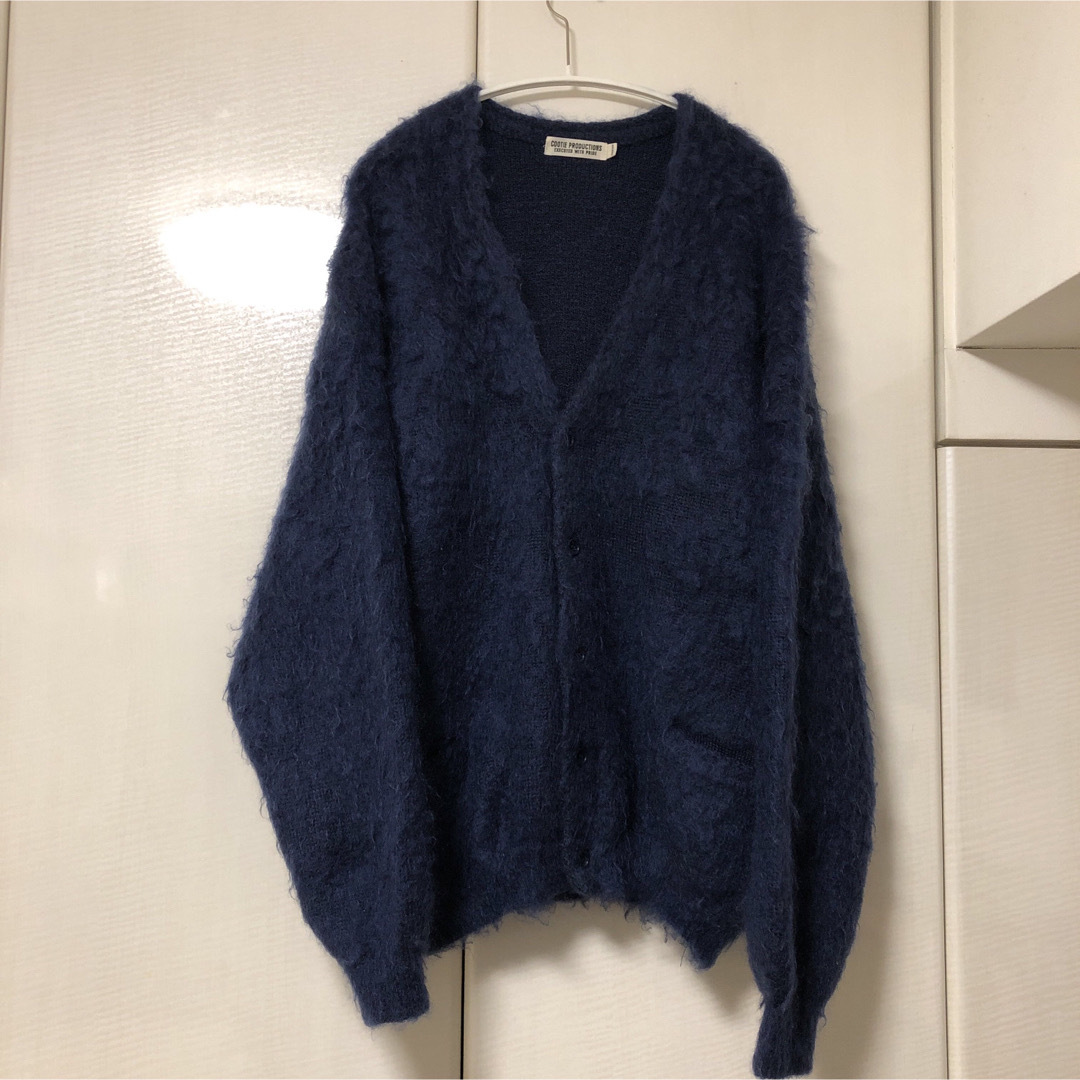 COOTIE(クーティー)のCOOTIE / Mohair Cardigan -Blue- メンズのトップス(カーディガン)の商品写真