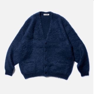 クーティー(COOTIE)のCOOTIE / Mohair Cardigan -Blue-(カーディガン)