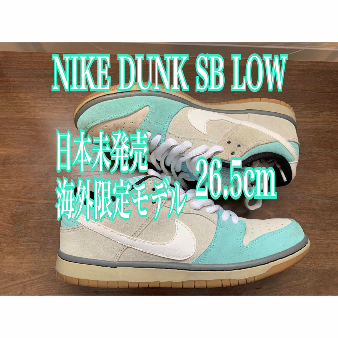 靴/シューズ【値下げ中】【日本未発売海外限定モデル】NIKE DUNK SB LOW