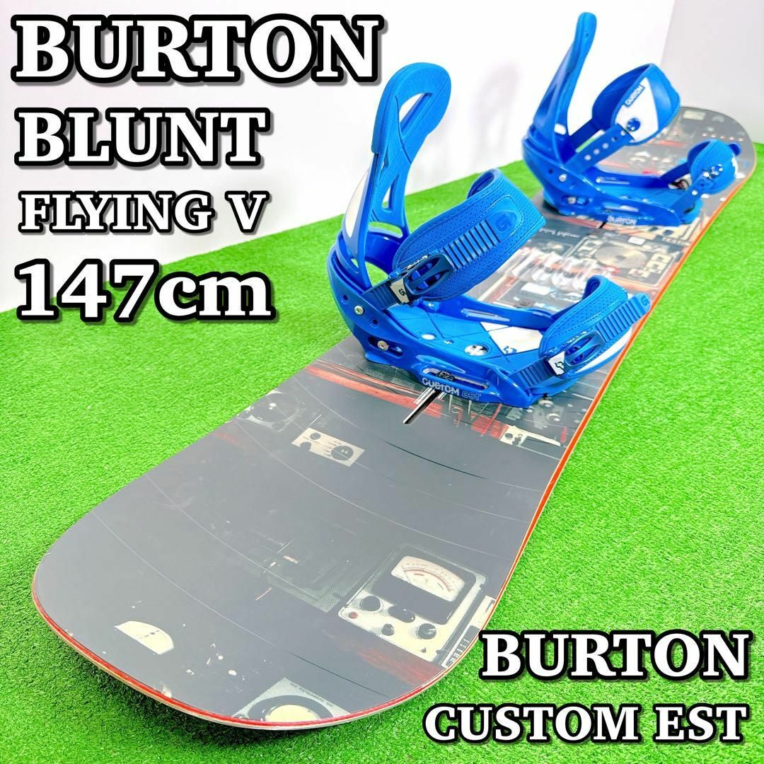 【匿名配送】 burton 147cm スノーボード 2点セット