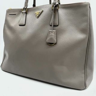 PRADA プラダ サフィアーノ ガレリア 2way 三角ロゴ A4収納可能