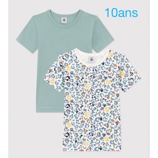 プチバトー(PETIT BATEAU)のプチバトー　新品　半袖　Tシャツ　２枚組　10ans/140cm(Tシャツ/カットソー)