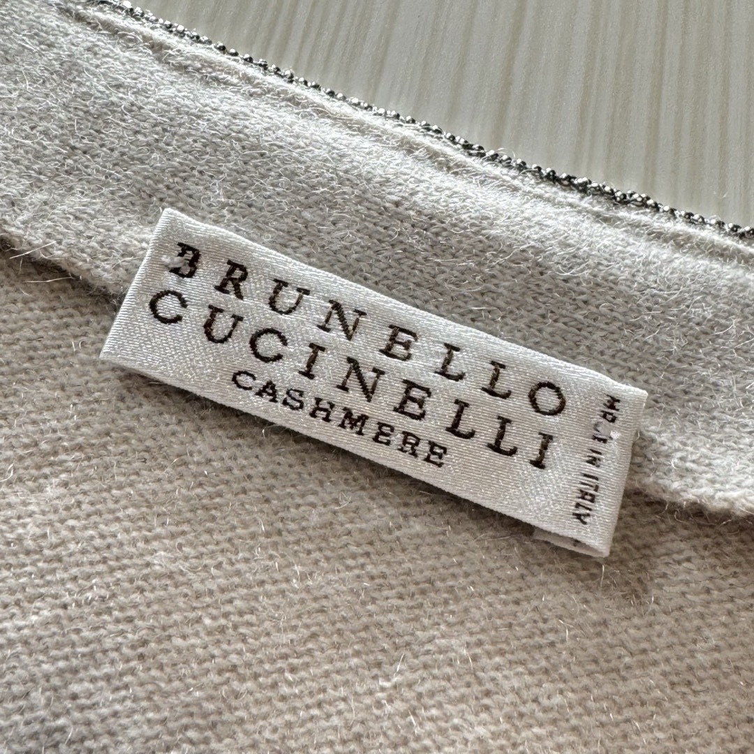 BRUNELLO CUCINELLI(ブルネロクチネリ)のK45★極上カシミヤ100% モニーレ ベルテッドカーディガン ブルネロクチネリ レディースのトップス(カーディガン)の商品写真