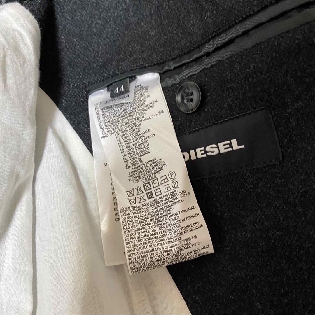 DIESEL - 【diesel】フード付き チェスターコートの通販 by ブルー ...