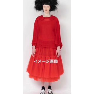 COMME des GARCONS カジュアルシャツ M ピンクx白