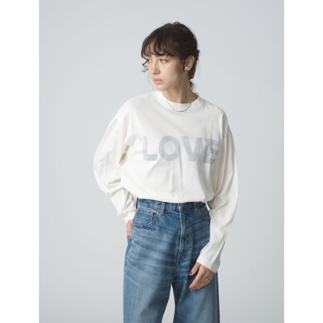 専用キャサリンハムネット☆Love Slogan Long Sleeve Tee レディースのトップス(カットソー(長袖/七分))の商品写真