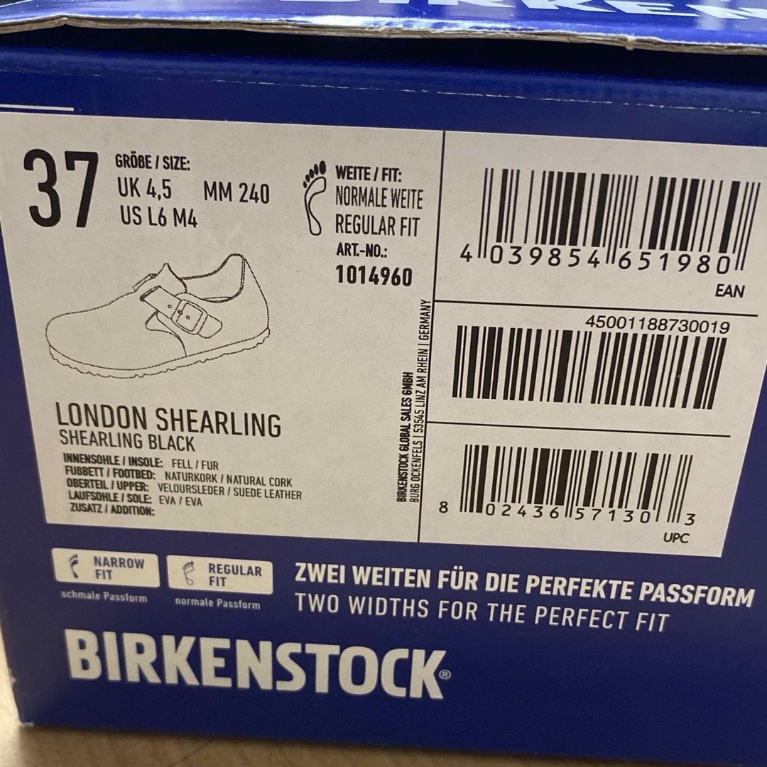 BIRKENSTOCK(ビルケンシュトック)のBirkenstock London Shearling【新品 未使用】 レディースの靴/シューズ(スリッポン/モカシン)の商品写真