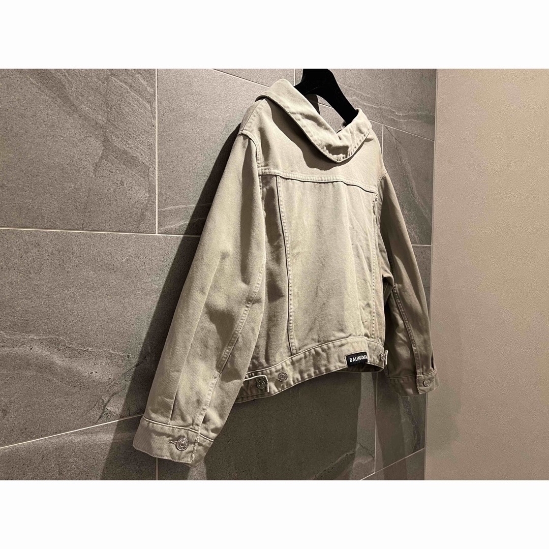 Balenciaga(バレンシアガ)のBALENCIAGA バレンシアガ デニム ジャケット 未使用 レディースのジャケット/アウター(Gジャン/デニムジャケット)の商品写真