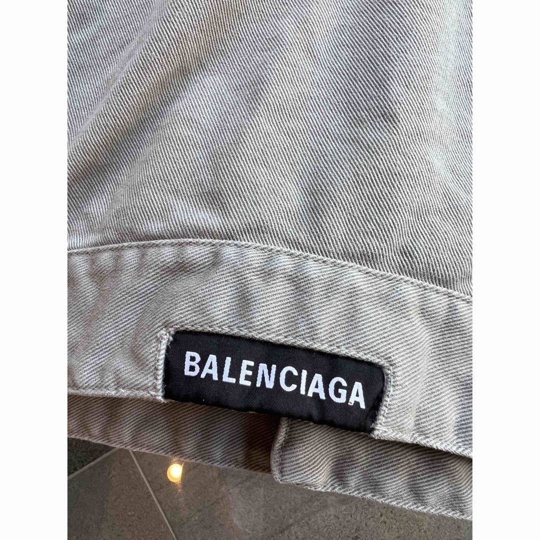 Balenciaga(バレンシアガ)のBALENCIAGA バレンシアガ デニム ジャケット 未使用 レディースのジャケット/アウター(Gジャン/デニムジャケット)の商品写真