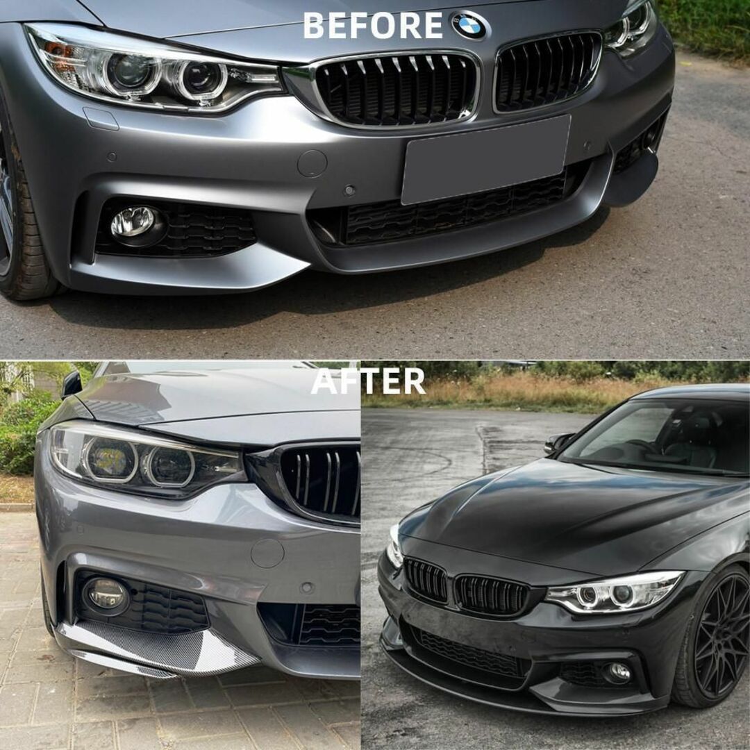 BMW 4シリーズ F32 M-SPORT 専用設計フロントリップスポイラーの BMW 4シリーズ F32 M-SPORT 専用設計フロントリップスポイラーの