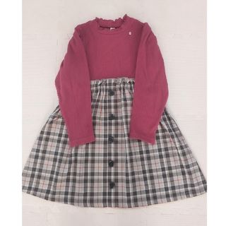 アプレレクール(apres les cours)のワンピース  120  長袖 女の子  ロンT 新品 未使用 美品 フォーマル(ワンピース)