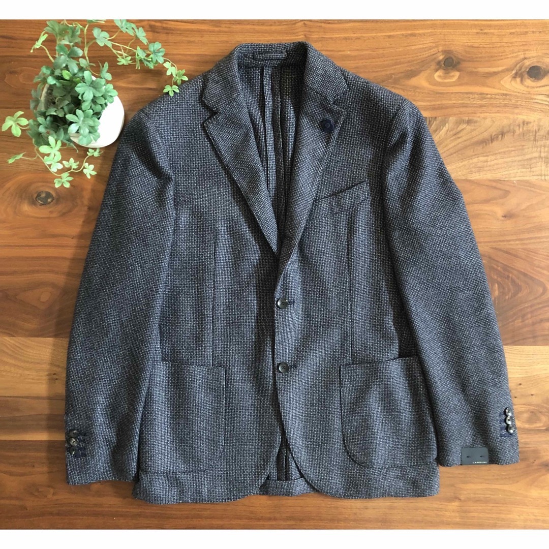 LARDINI - 【新品/未使用】LARDINIラルディーニグレーネイビー