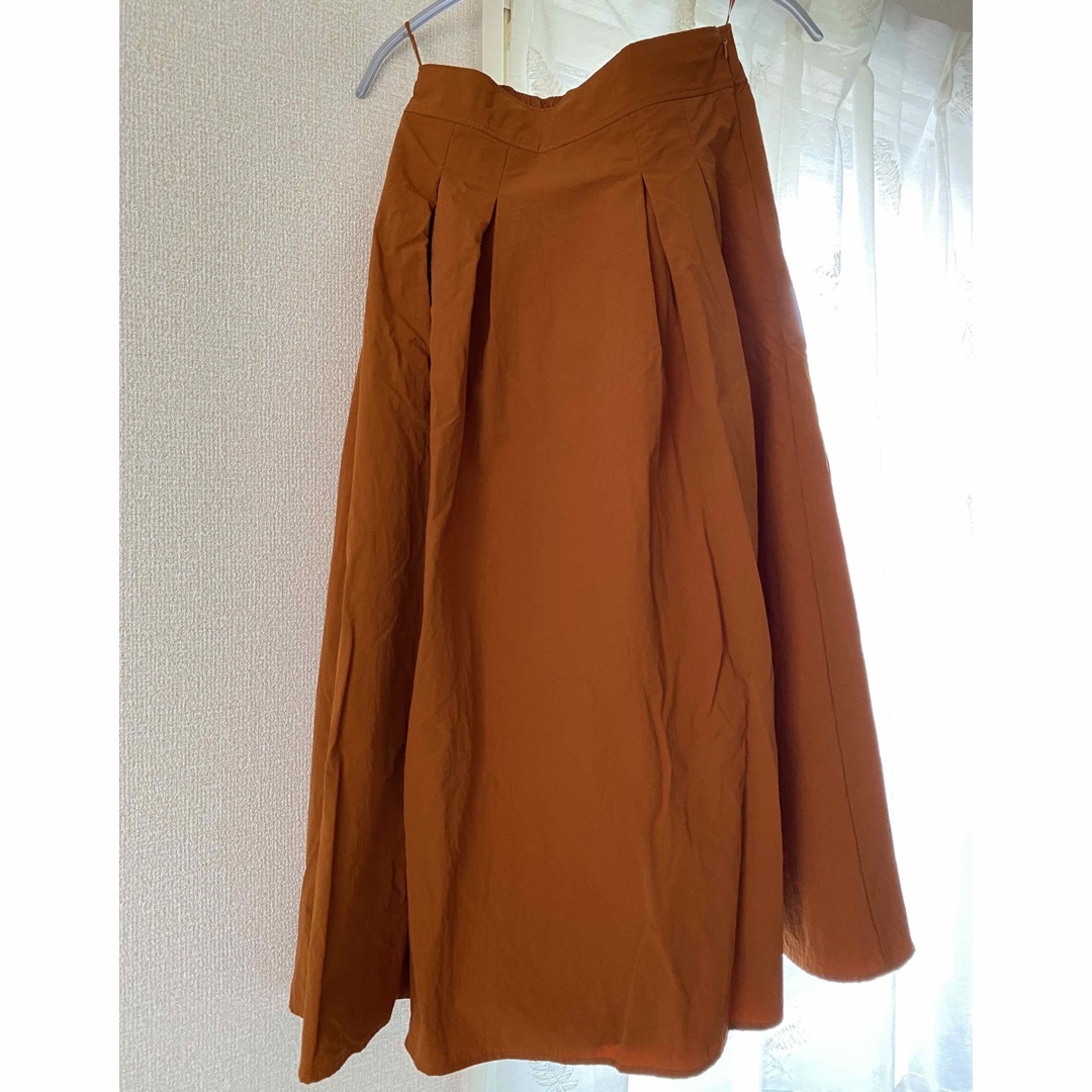 ARMONIA(アルモニア)のロングスカート　マキシスカート　オレンジ レディースのスカート(ロングスカート)の商品写真