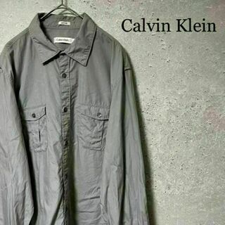 Calvin Klein - カルバンクライン 長袖 シャツ ブラック シンプル ...