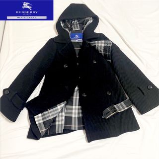 バーバリーブルーレーベル(BURBERRY BLUE LABEL)の【BURBERRY】バーバリー Aライン コート サイズ：38(ロングコート)